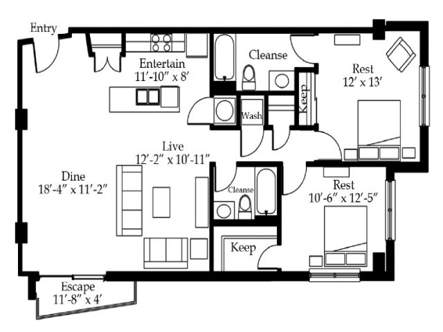 Floorplan - The Marquee at Belle Meade