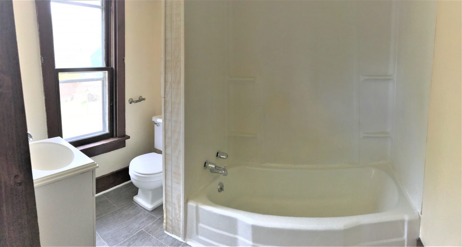 Bathroom Pano - Unit 2 - 195 S Highland St