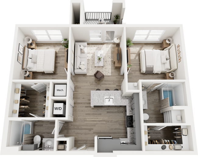 Floorplan - Sunstone Apartments