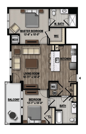 Floorplan - Parc at Princeton Junction