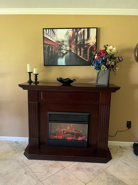 Fireplace in Living Room, - 10229 W Bolivar Dr