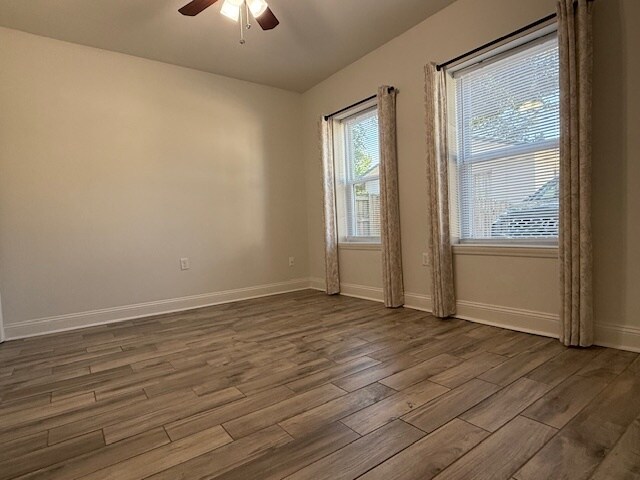 Bedroom 1 with large windows - 318 S K St