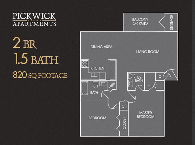 Floorplan - Pickwick Farms Apartments