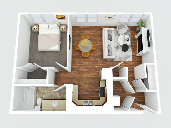 Floorplan - Terrace Park Apartments