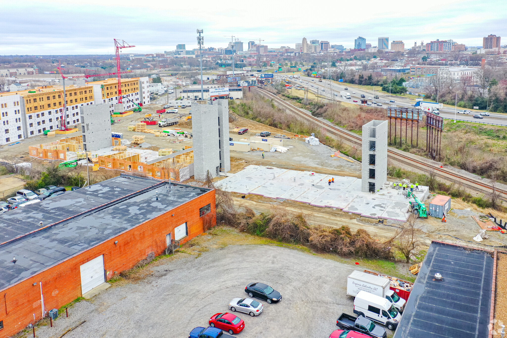 Aerial Photo - The Foundry Apartments