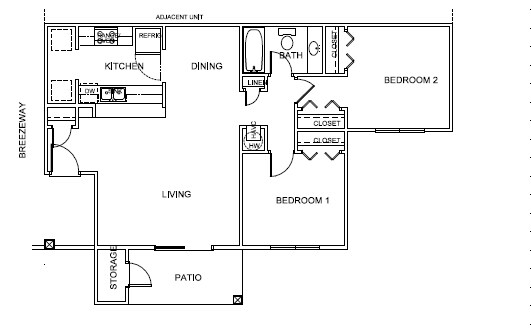 2BR/1BA - Marsh Creek Apartments