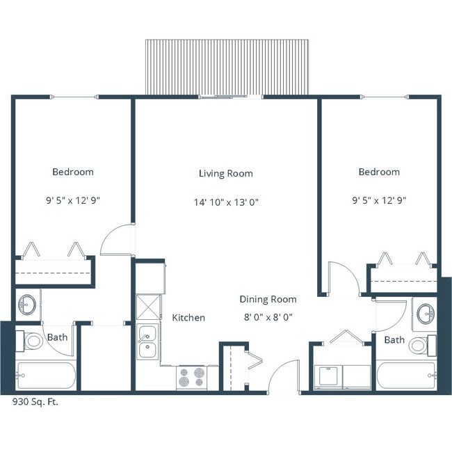 Floorplan - Columbia West Apartment Community