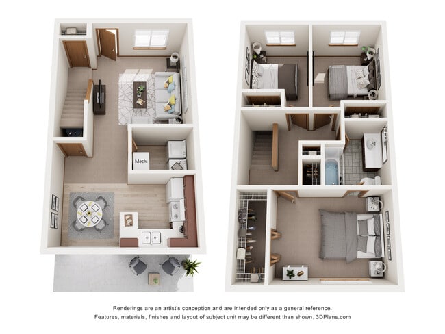 Floorplan - Briarwood Townhomes
