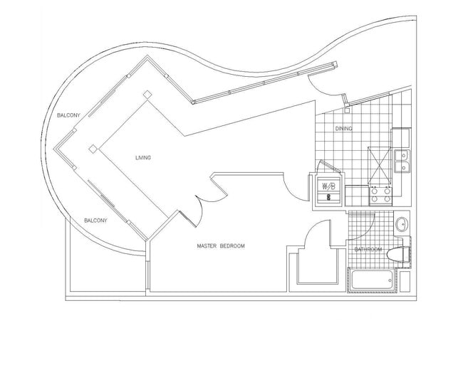 B-1x1 floor plan PR SM Anacapa LLC - PR SM Anacapa LLC