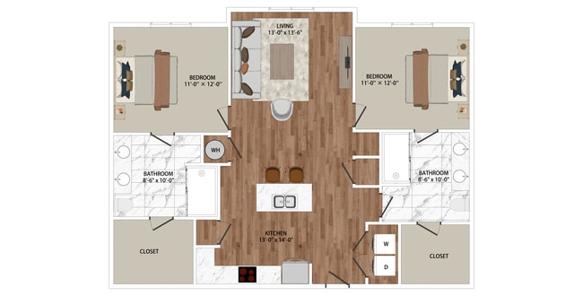 Floorplan - Eastpark Apartments