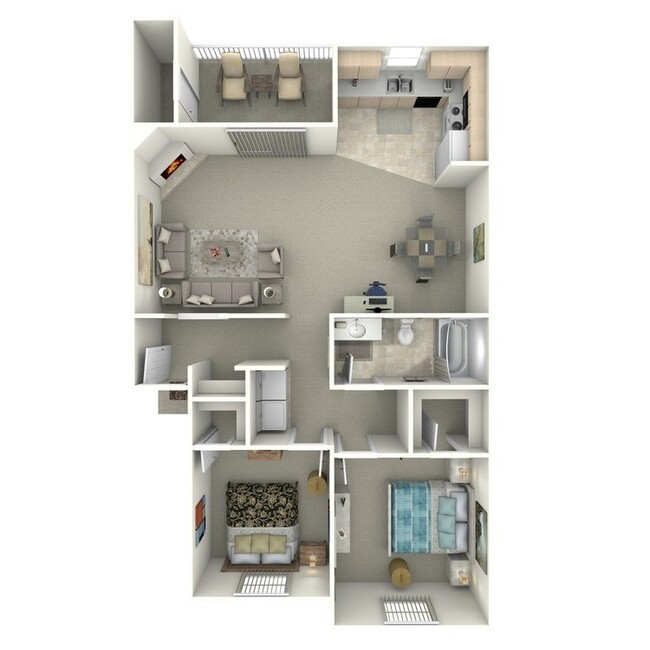 Floorplan - Sagecliff Apartments