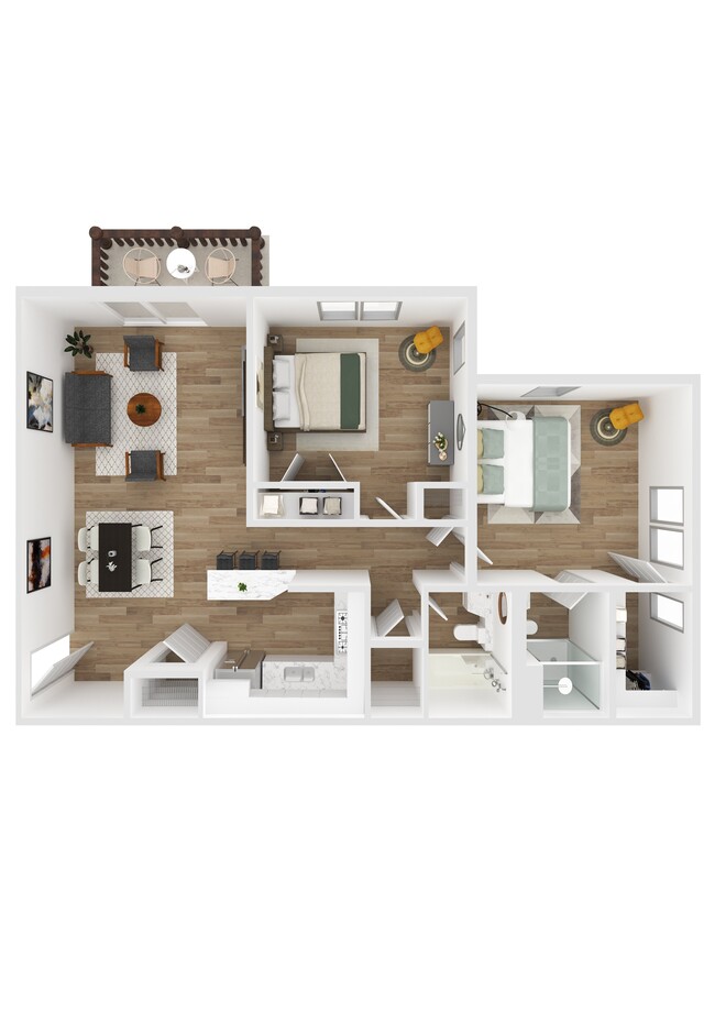 Floorplan - Littlebrook Apartments