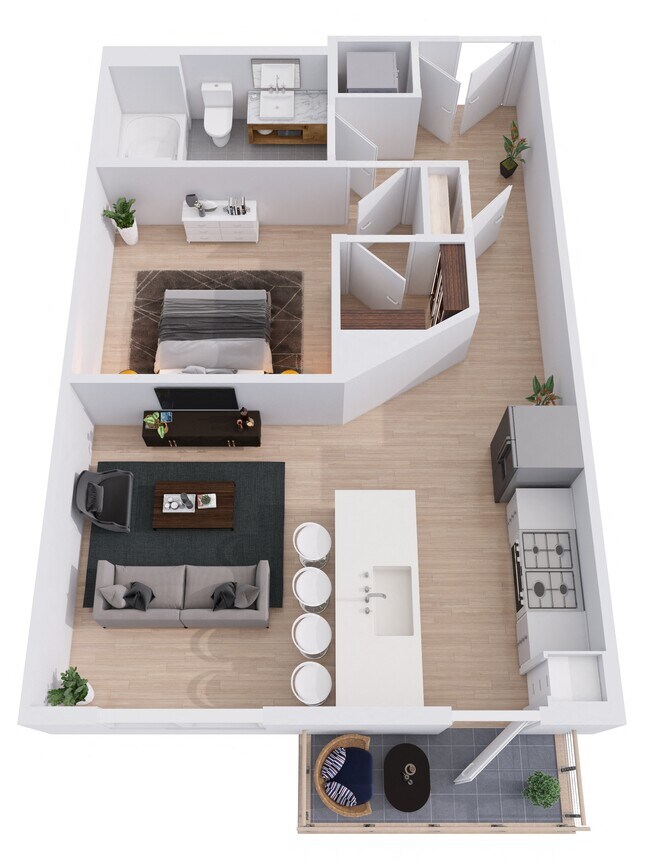 Floorplan - The Riviera on Semmes