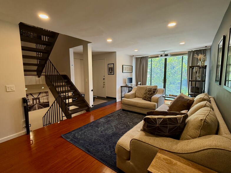 Cozy and Functional Living Room - 960 N Pennsylvania St