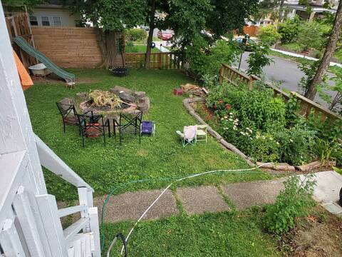 Back Yard Fire Pit & Rain Garden - 4530 9th St NW