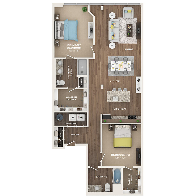 Floorplan - The Row on Merchant