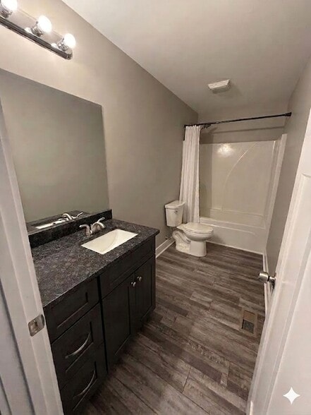 Full bathroom with granite vanity - 111 Buster Ln
