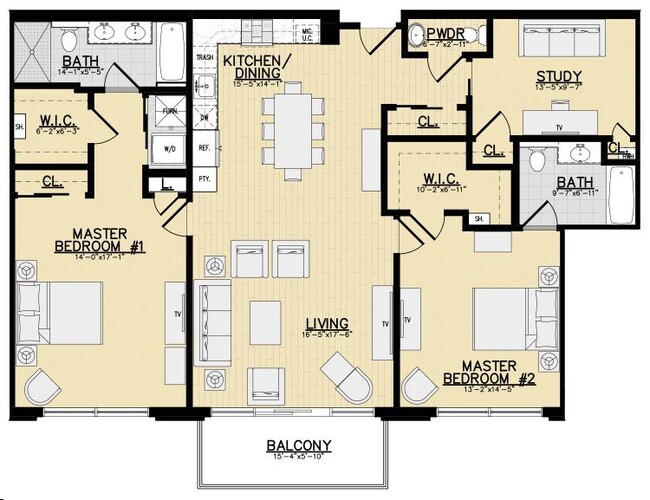 Floorplan - The Lofts on Saw Mill River