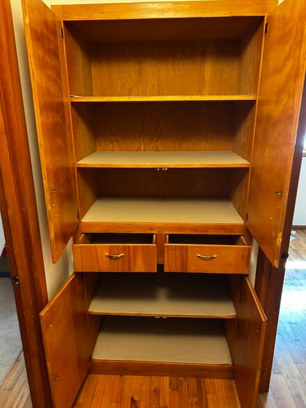 Hall cupboard and drawers - 537 E Glenwood St