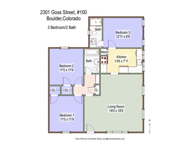 Floorplan - 2301 Goss St