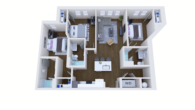 3x3 D - The Jolly Roger Student Apartments