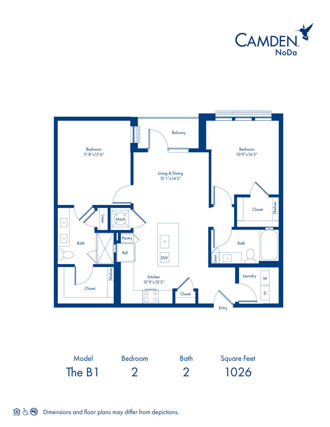 Floorplan - Camden NoDa