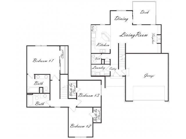 Floorplan - Stone Ridge Estates Apartments & Duplexes