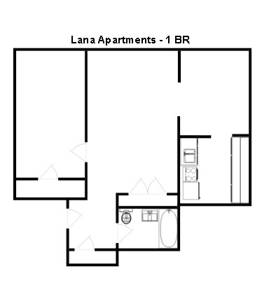 1BR/1BA - Lana Apartments