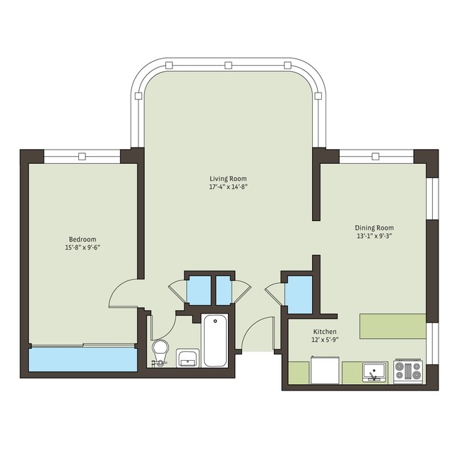 Floorplan - 5337 S. Hyde Park Boulevard