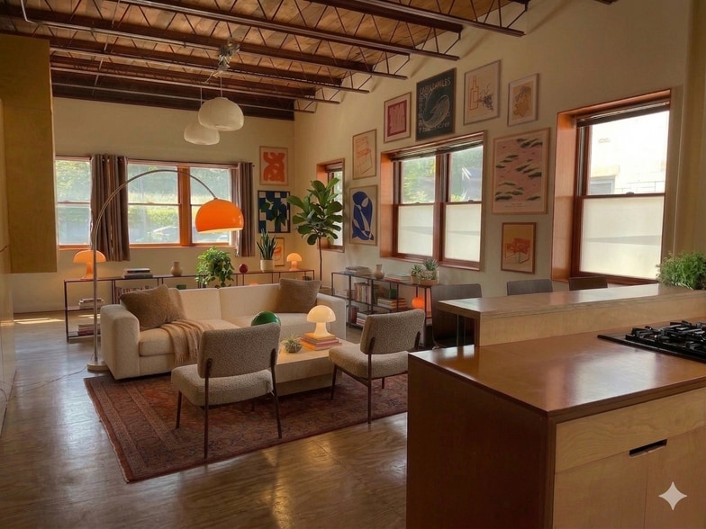 Huge studio with loft - 918 N Main St