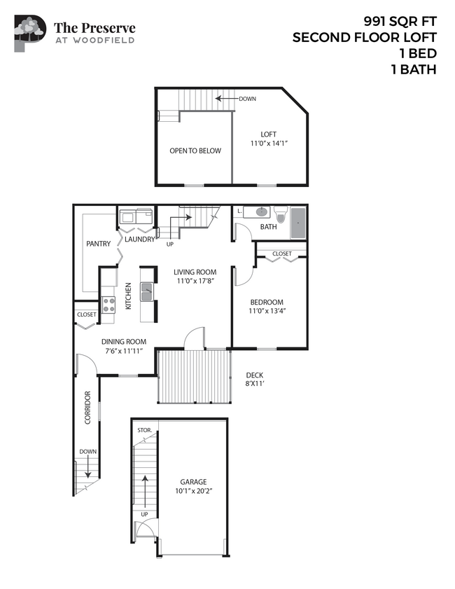 Floorplan - The Preserve at Woodfield