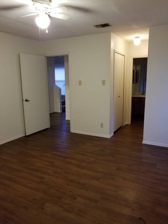 Master Bedroom has two closets, separate dressing area/bath - 7235 Rimwood St