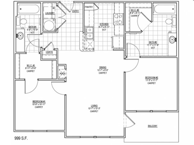 2BR/2BA - Race Street Lofts