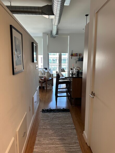 Hallway with storage draws - 1390 V St NW