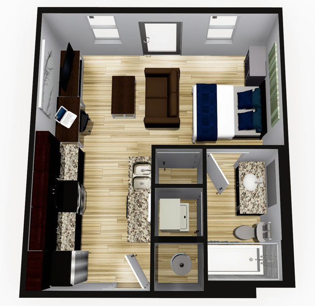 Floorplan - QUARTERS BLOOMINGTON