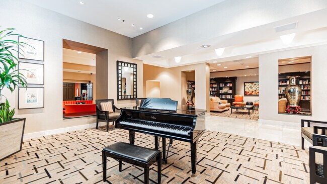 Piano Lounge Area - 10724 Wilshire Blvd