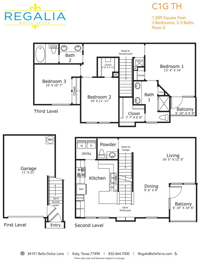 Floorplan - Regalia Bella Terra apartments