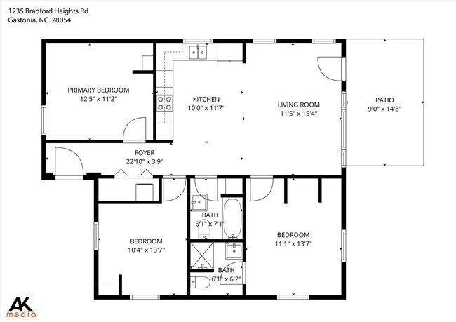 Building Photo - Super Cute, tastefully remodeled 3-Bed, 2-Bath home in Gastonia.