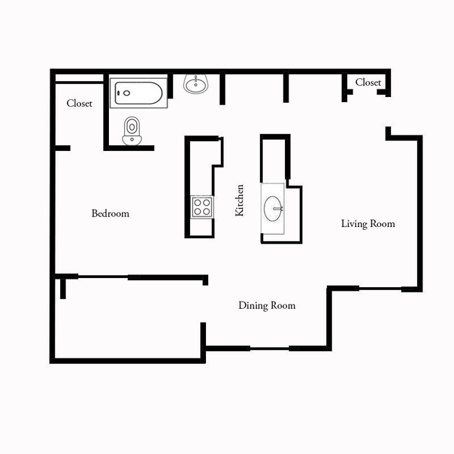 Floorplan - The Lakeshore Apartment Homes