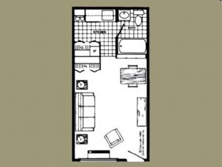 Studio - Ridgewood Apartments