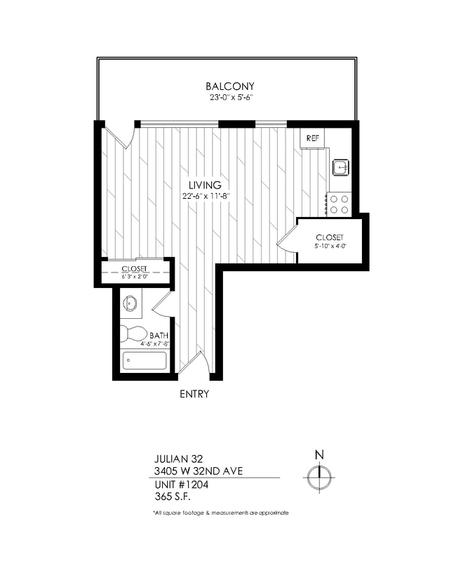 Floorplan - Julian32 at Highlands Square