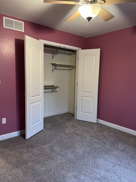 Bedroom 3 closet (upstairs) - 4701 Rainbow Trout Dr