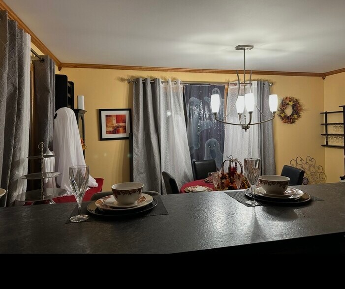 Bar seating or service bar from kitchen to dining room guests - 20 Magnolia Hl