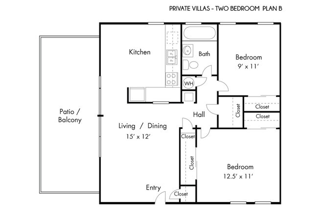 2BR/1BA - Capitol Towers