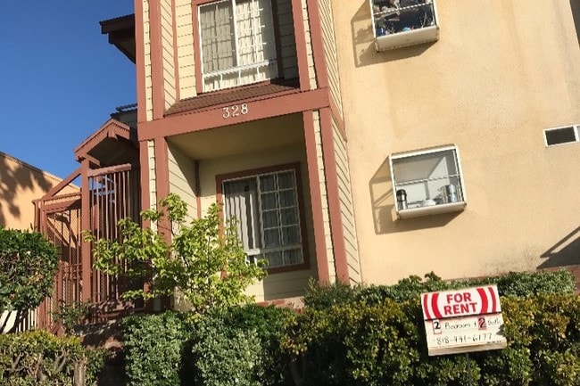 front of the building - 328 E Valencia Ave