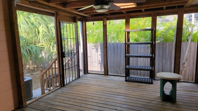 Rear screened patio from bonus room - 4359 4th Ave. S.