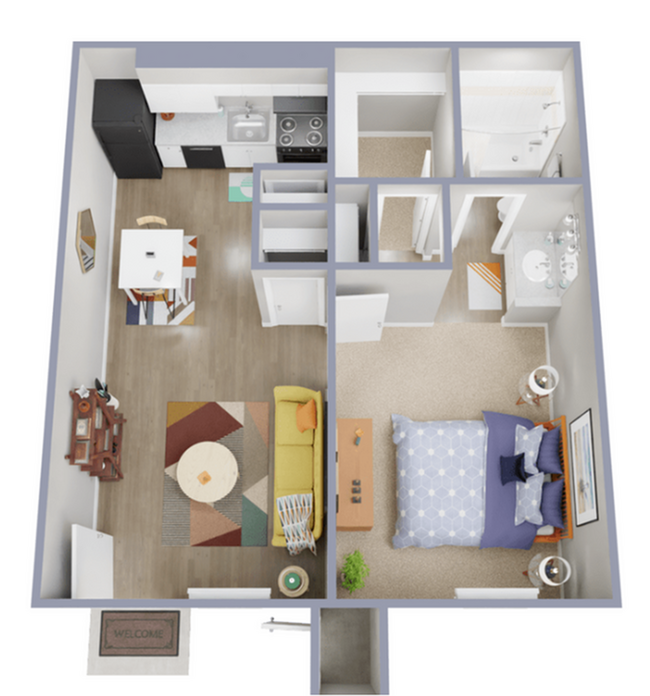 A1 Floorplan - Palatia Apartment Homes