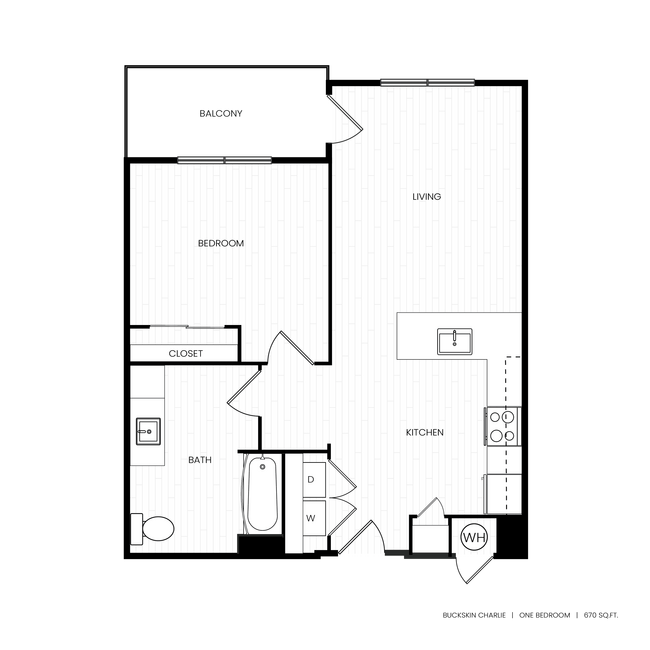 Floorplan - Buckskin Charlie Apartments