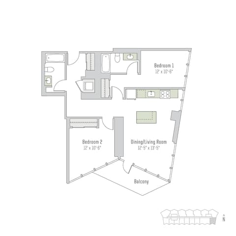 Floorplan - City Hyde Park