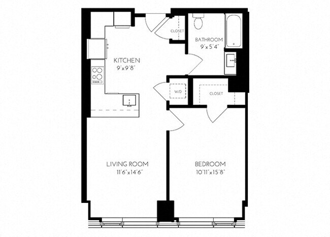 Floorplan - The Benjamin Seaport Residences